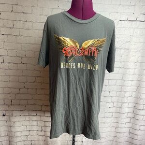 Aerosmith Deuces are wild Las Vegas Tee size large